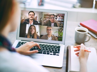 Videokonferenz im Homeoffice