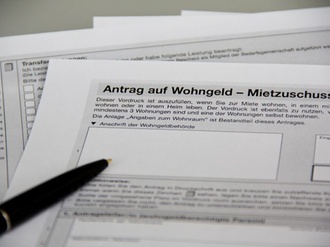 Wohngeld Mietzuschuss Wohngeldantrag Antrag Stift