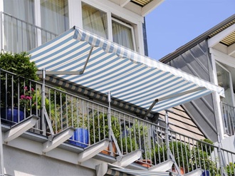 Wohnung Balkon Markise Dachgeschoss